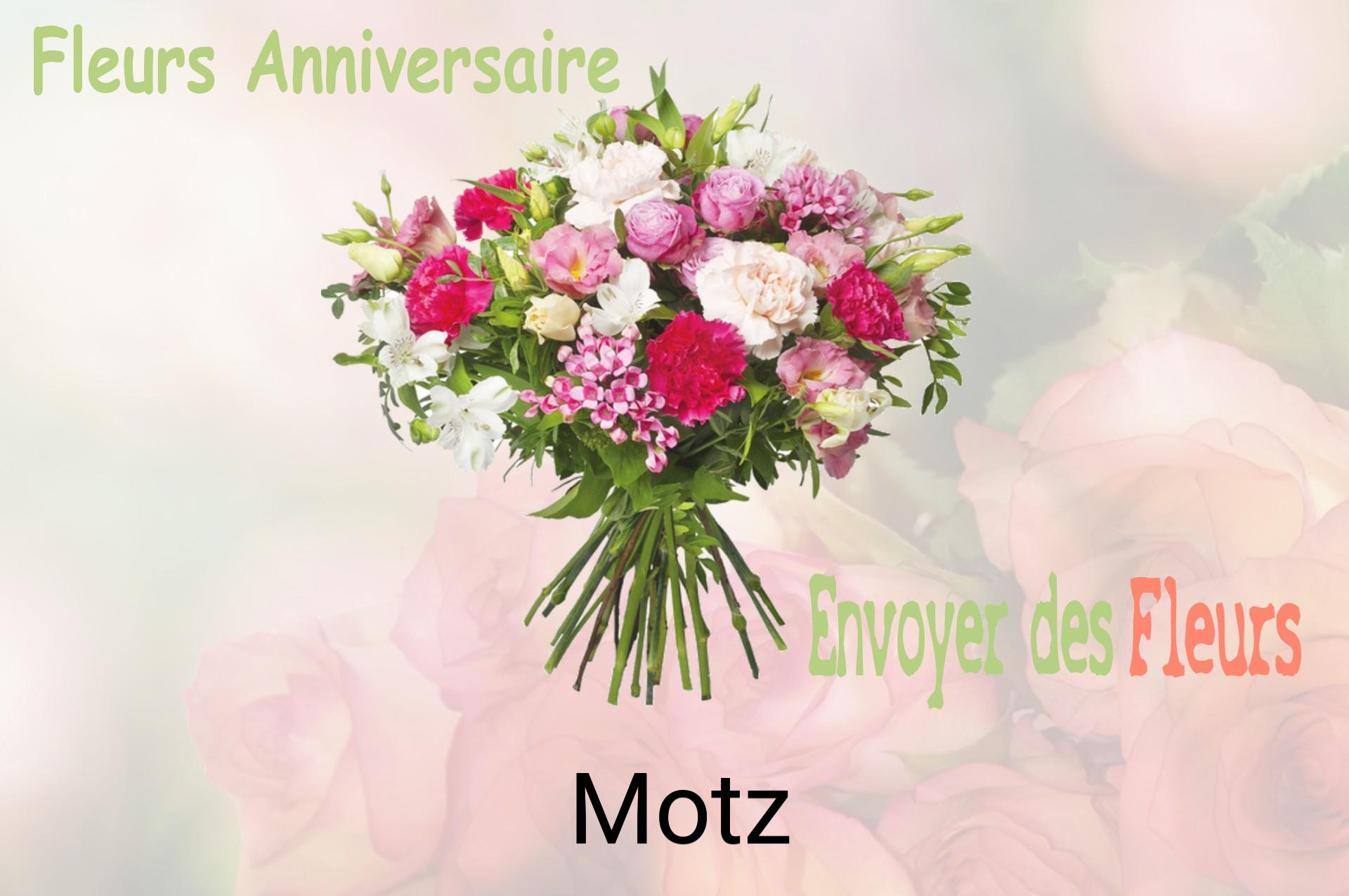Bouquet de fleurs d’anniversaire livré à Motz